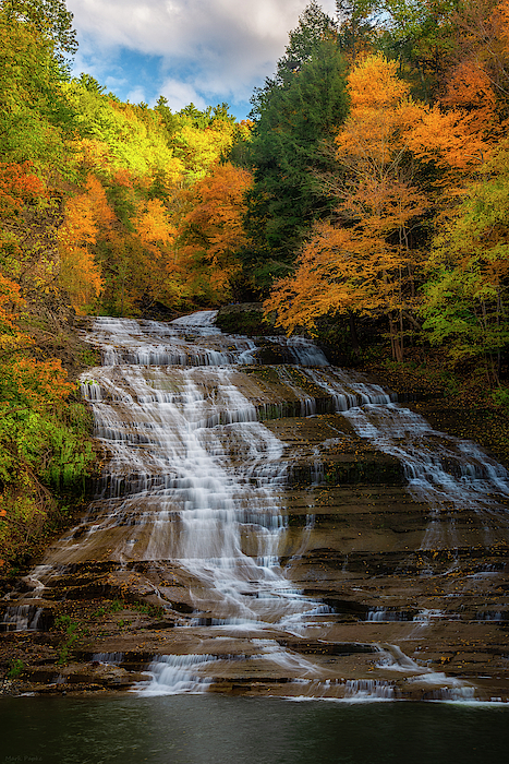 Buttemilk Falls in Fall by Mark Papke Buttemilk Falls in Fall by Mark Papke