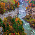 Middle Falls Of Letchworth State Park